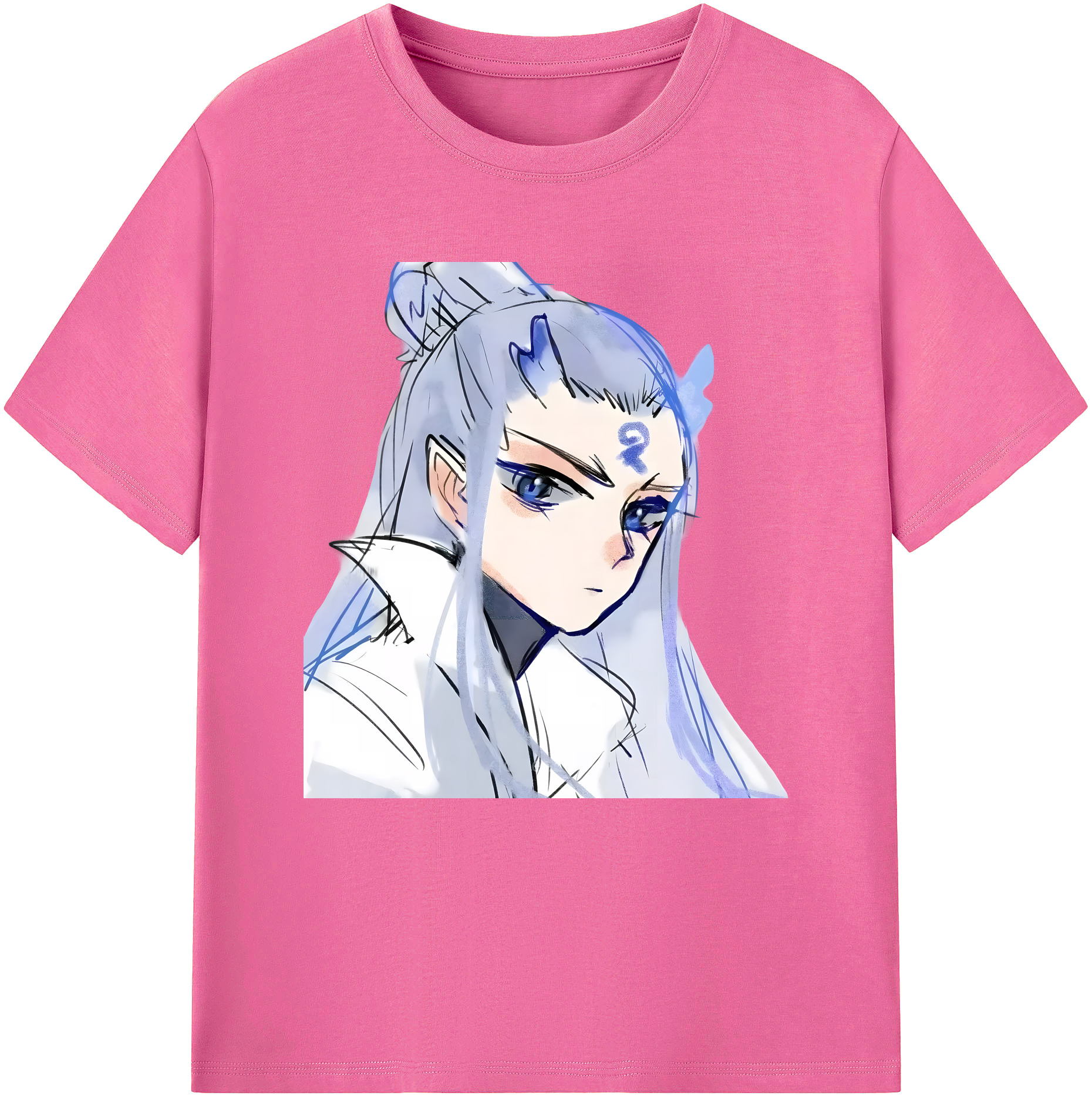（画像用） Ne Zha 2 ナタ 魔童の大暴れ レディースカジュアルプリントTシャツ（綿100％）